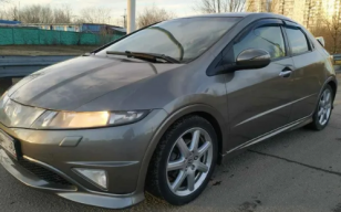 Дефлекторы окон (ветровики) Honda Civic VIII Hb 5d 2006-2011 (Хонда Сивик) Кобра Тюнинг