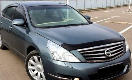 Дефлектор капота (мухобойка) Nissan Teana 2008-2013 (Ниссан Тиана) SIM