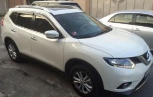 Дефлекторы окон (ветровики) Nissan X-Trail III (T32) 2014 (Ниссан Икс Трейл) Кобра Тюнинг